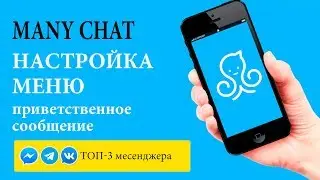 Many Chat Урок 1. Разбор меню и настройка приветственного сообщения