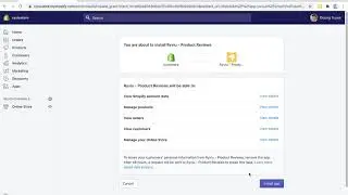 How to install Ryviu App from Ryviu Dashboard for Shopify store?
