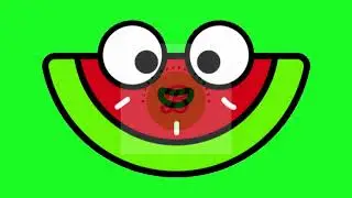Animated Watermelon Green Screen | Bloxx Green Screen