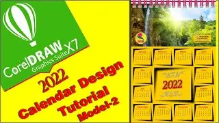 How to design a unique calendar using CorelDraw X7.  ప్రత్యేకమైన క్యాలెండర్‌ను ఎలా డిజైన్ చేయాలి