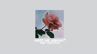 one direction - does he know? (slowed down)