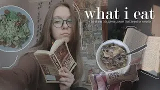 What i eat | что я ем за день, а также книги