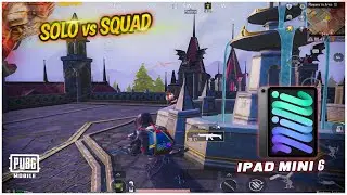 Solo vs Squad Gameplay on Ipad Mini 6 | Best Gameplay/90fps/gyro