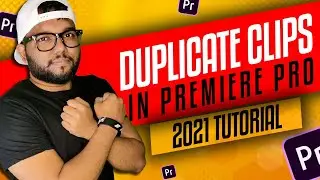 Duplicate clips in premiere pro | How to duplicate clips in premiere pro | Bhushan Boudhankar