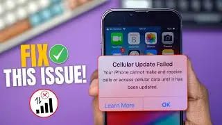 How to Fix Cellular Update Failed After Updating iPhone | Resolve Cellular Update Issue