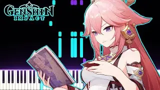 Yae Miko: Kitsune's Affections - Genshin Impact Character Teaser | [Piano Cover] (Synthesia)「ピアノ」