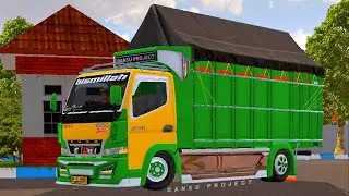 MOD BUSSID | Livery STANDAR POLOSAN Mod Truck Canter