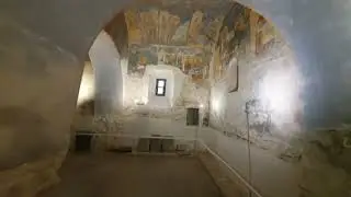 Спасо-Преображенский собор Мирожского монастыря. Псковский музей-заповедник.