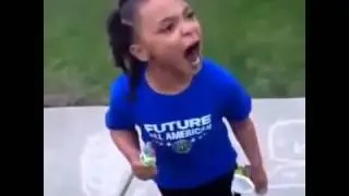 Girl Going Crazy When Asked for Her Ice Cream