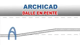 Archicad   Dalle en Pente   Apprendre Archicad Facilement Formation