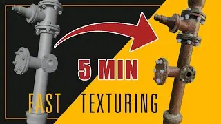 blender texturing | fast  UV in 5 min | Blender уроки