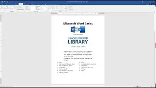 Microsoft Word Basics