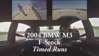 STBR SCCA August Autocross - BMW e46 M3 - Blue Course