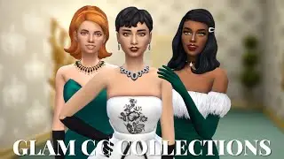 ❄️👗 GLAM Maxis Match CC Collections | Glam Party and Formal Dresses | The Sims 4 👗❄️