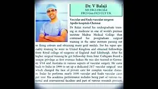 Outlook Best Doctors South 2024 | Dr.V. Balaji - Vascular Surgeon | #shorts #outlook #bestdoctor