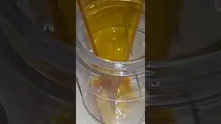 bleaching palm oil with fire 🔥 for soap 🧼 making #shortsvideo, #satisfyingshorts, #youtubeshorts