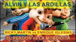 El perdon vs La Mordidita - Ricky Martin vs Enrique Iglesias - Alvin y las ardillas TJ JAVO