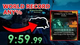 [WORLD RECORD] Gilded Athena Any% 18:04.79 // Sea Of Thieves
