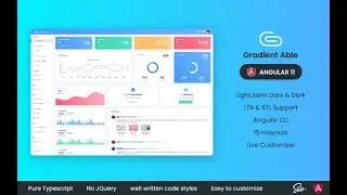 Gradient Able Bootstrap 4 & angular 7 admin template | CodedThemes