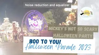 Boo To You Parade 2023 | Mickey's Not So Scary Halloween Party | Magic Kingdom
