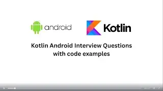 Kotlin Android Interview Questions With Code Examples | Kotlin | Android | Interview