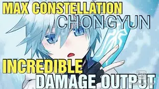 Massive DPS chongyun max C6 showcase and build Pt 2. genshin impact