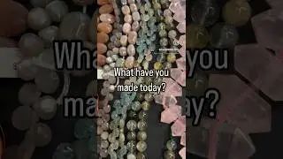 It’s your friends at Allegory Gallery, and we’re wondering what you’ve made lately! #crystals #beads
