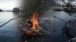 Самоловки на налима. Карелия