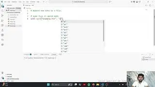 Part-4 Python file handling || Append New Data to a file. || python tutorial for everyone.