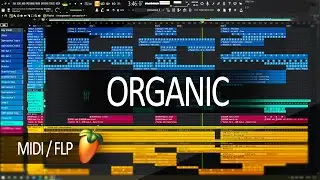 Professional Organic house💫Melodic techno / FL Studio template🎹(+FLP +FREE MIDI)