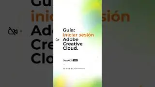 Guía: Iniciar sesión Adobe Creative Cloud. #DisenoDuocUC #HitoCERO