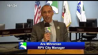 RPVtv City Council Update - 10/1/24