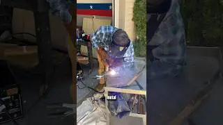 Welding the wrong metal! #shorts #welding #viral