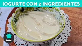 IOGURTE GREGO CASEIRO COM 2 INGREDIENTES 🥛✅ | Sem Máquina