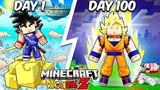 I Survived 100 Days as Goku in Dragon Ball Z Minecraft… Here’s What Happened