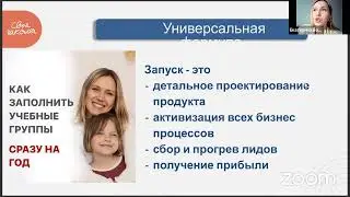 Вебинар “Стратегия старта учебного года “Запуск”