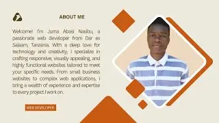 WEB DEVELOPMENT PROFILE INTRODUCTION II ABOUT ME.