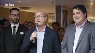 Ribbon Cutting Ceremony officially debuts the crew neighborhood on Icon of the Seas
