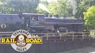 Tennessee Valley Railroad & Museum Turntable Operations  630 Steam Train 2021