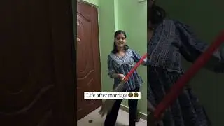 Life after marriage🥲😭😂 #yt #ytshort #ytviral #ytshortsindia #relatable #marriage #lifeaftermarriage