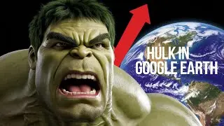 Unbelievable! I Found Hulk on Google Earth! 🌍💪🏻 (Must Watch)