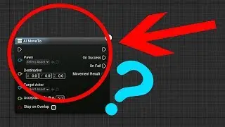How to use AI MOVE TO node in UE4 || BLUEPRINTS || UE4 TUTORIALS