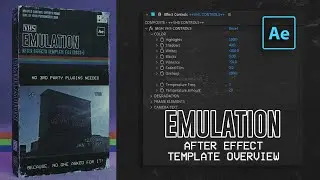 MGH VHS Emulation AFTER EFFECTS Template Overview