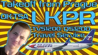 [FLIGHT] Takeoff from Prague (LKPR) - PMDG 737 NGX