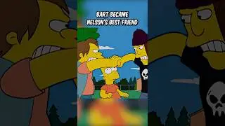Bart became Nelson's best friend