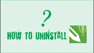 How to uninstall CorelDraw x7 l How To?