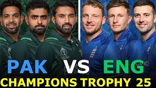 Ye Kya Hua 😱 | Pakistan 🆚 England Champions Trophy 2025 🏆 | ft.Cricket 24 Gameplay