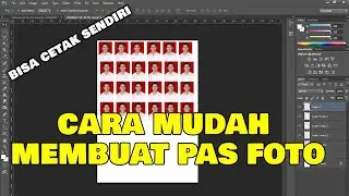 EASY WAY TO PRINT 3X4 PHOTOS IN PHOTOSHOP