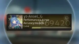When you hit rank 69,420 in osu! and then lose it..