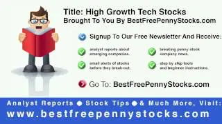 High Growth Tech Stocks
